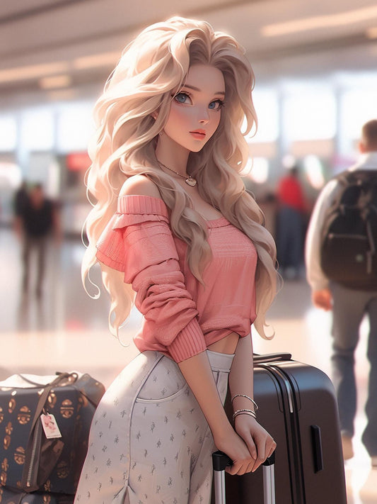 Beautiful Girl | Diamond Painting