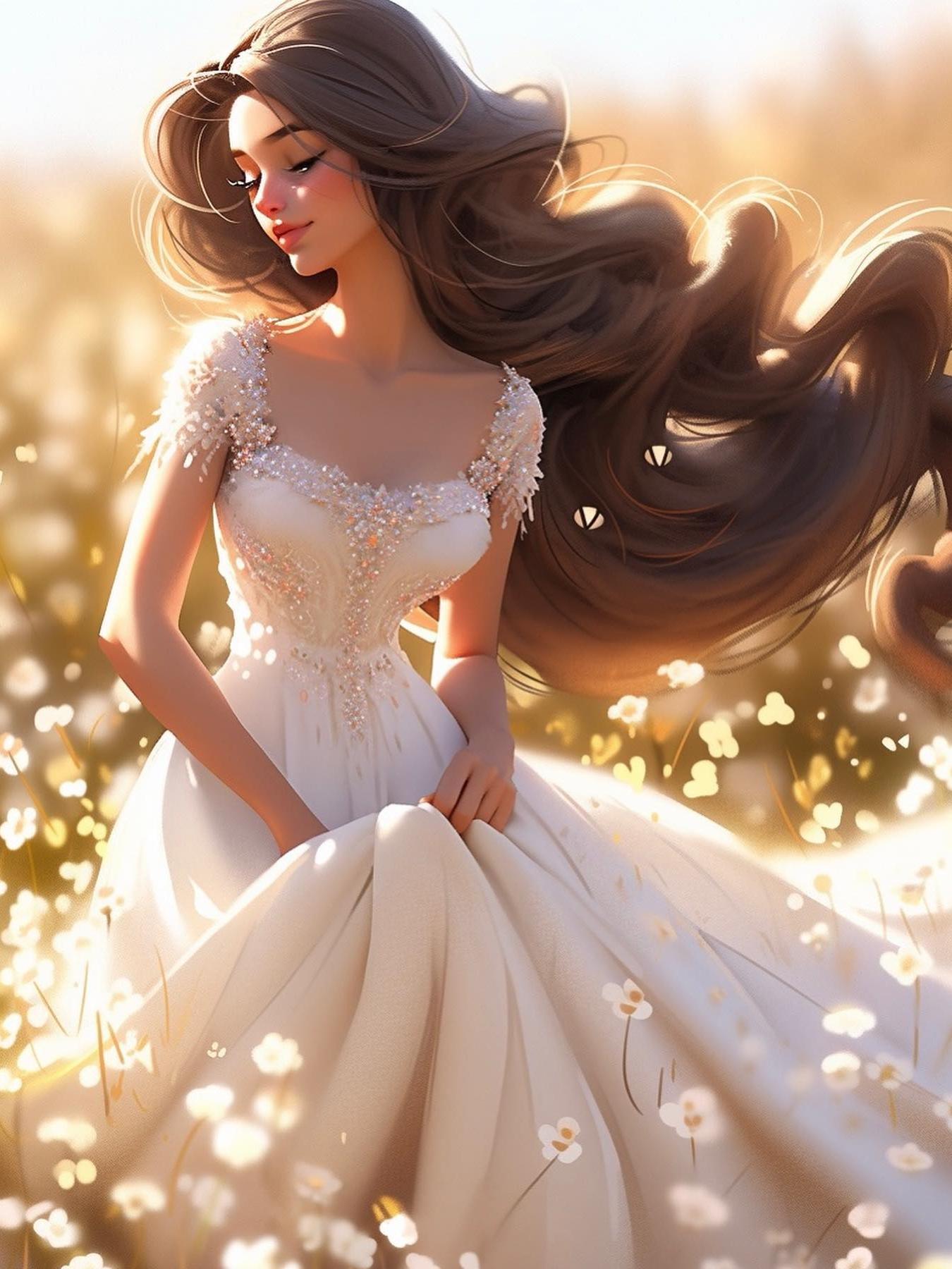Beautiful Girl | Diamond Painting