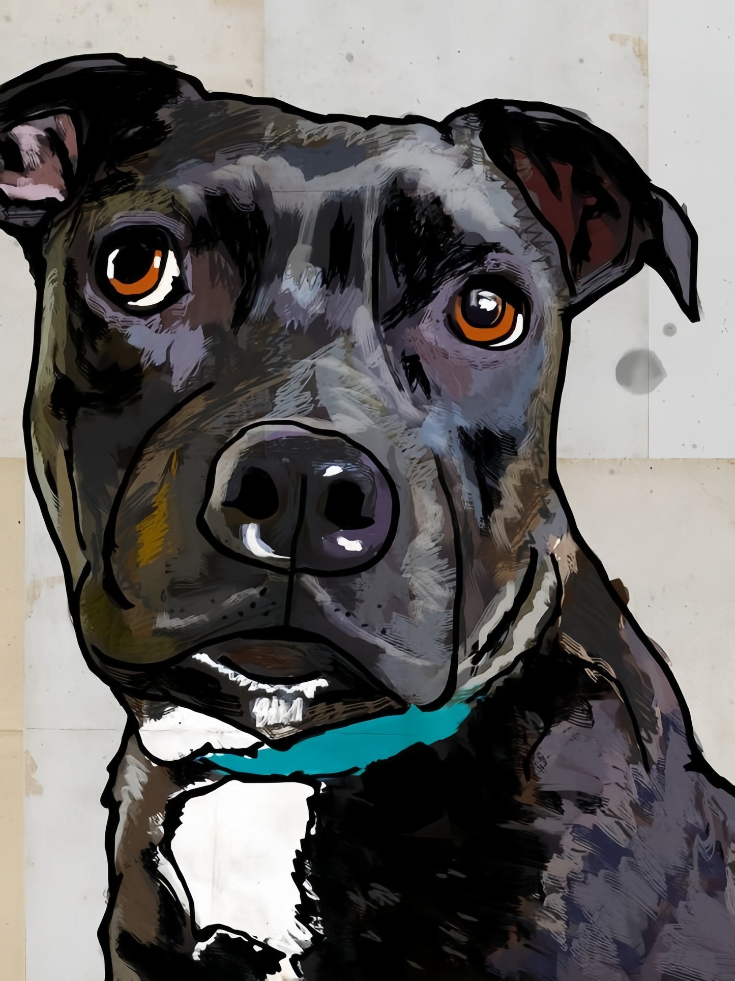 Dog Staffordshire Bull Terrier | Diamond Painting