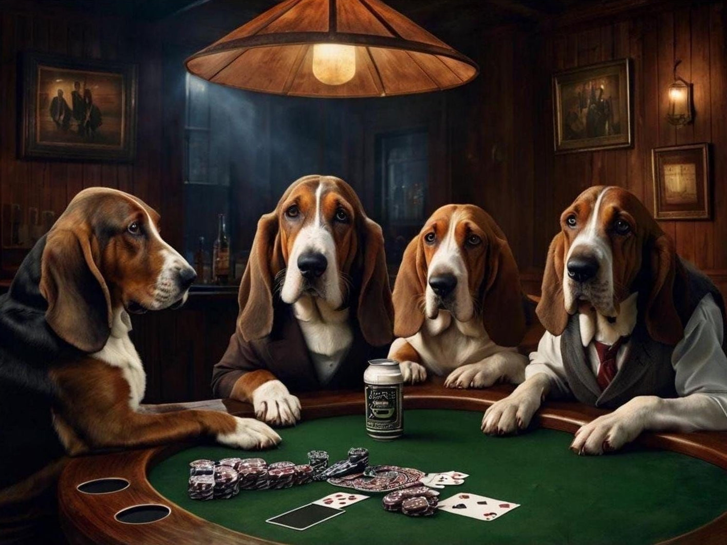 Playing Poker Dog | Diamond Painting