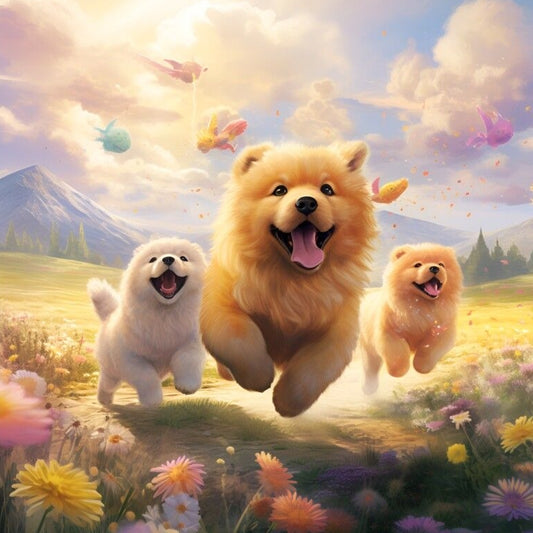 Dog Chow Chow | Diamond Painting
