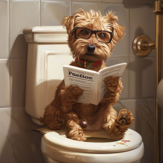 Toilet Dog | Diamond Painting