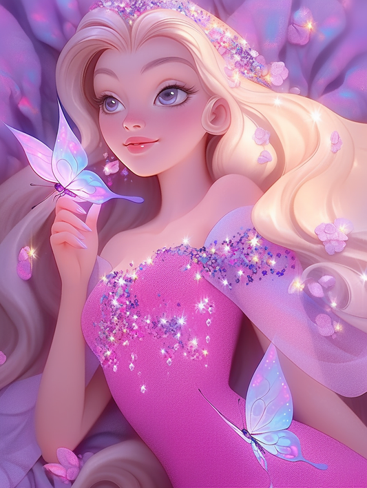 Beautiful Girl | Diamond Painting