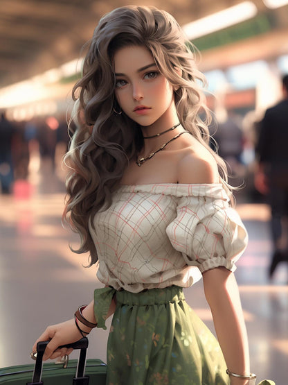 Beautiful Girl | Diamond Painting