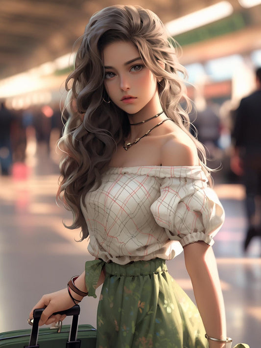 Beautiful Girl | Diamond Painting