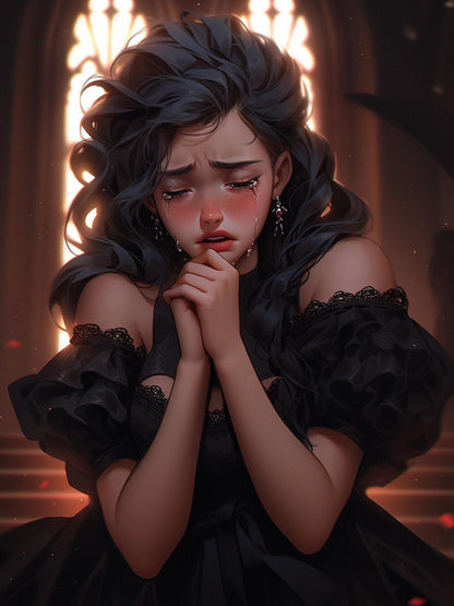 Beautiful Girl | Diamond Painting