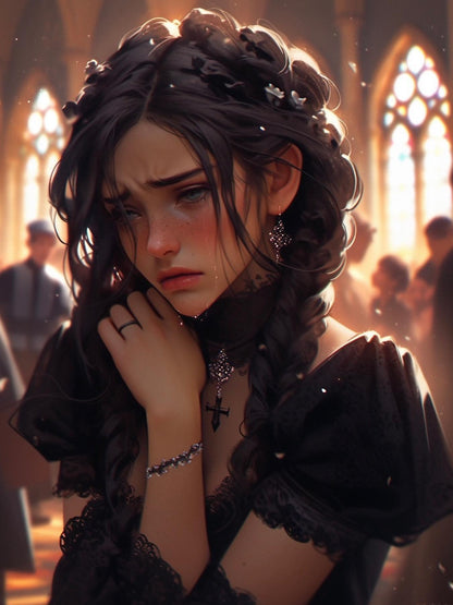 Beautiful Girl | Diamond Painting