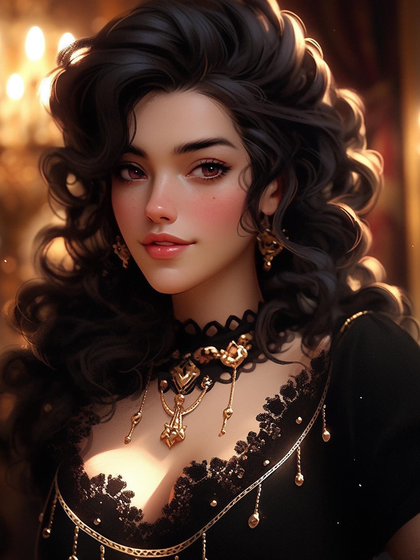 Beautiful Girl | Diamond Painting
