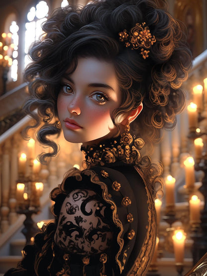 Beautiful Girl | Diamond Painting