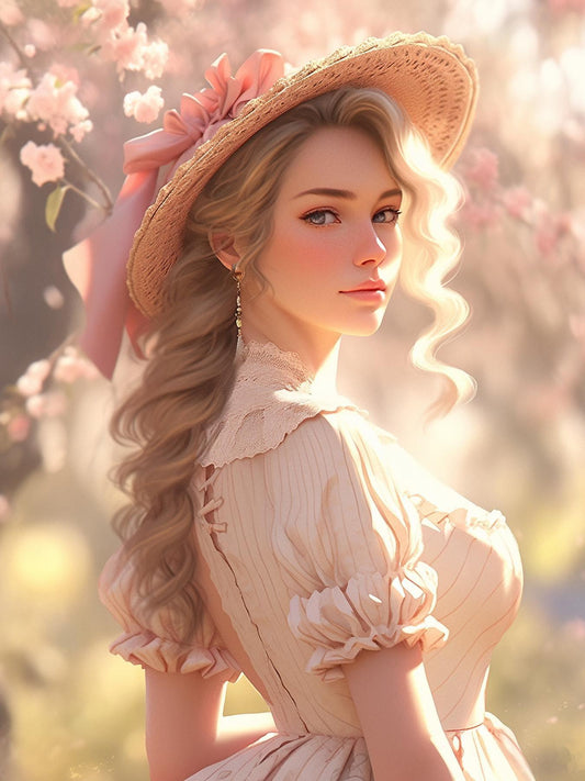 Beautiful Girl | Diamond Painting