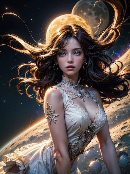Beautiful Girl | Diamond Painting