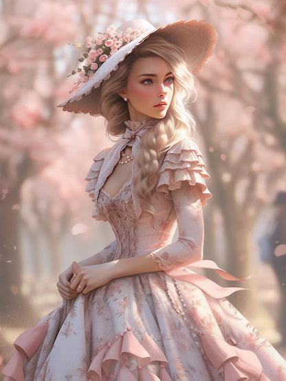 Beautiful Girl | Diamond Painting