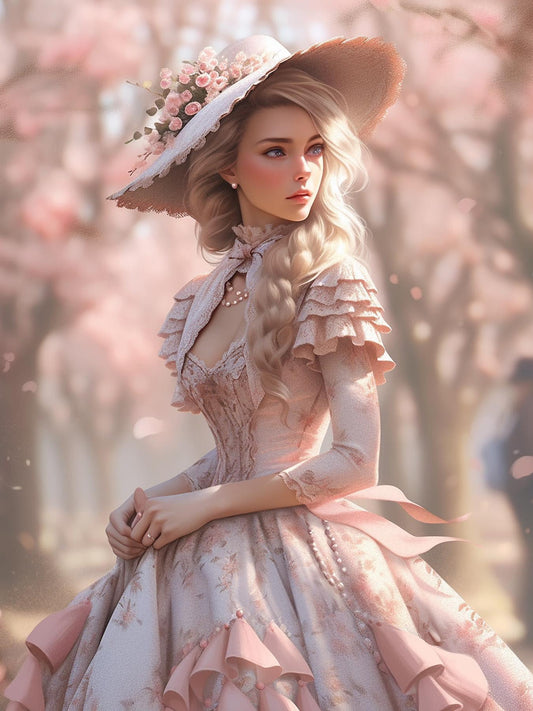 Beautiful Girl | Diamond Painting