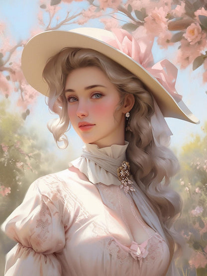 Beautiful Girl | Diamond Painting