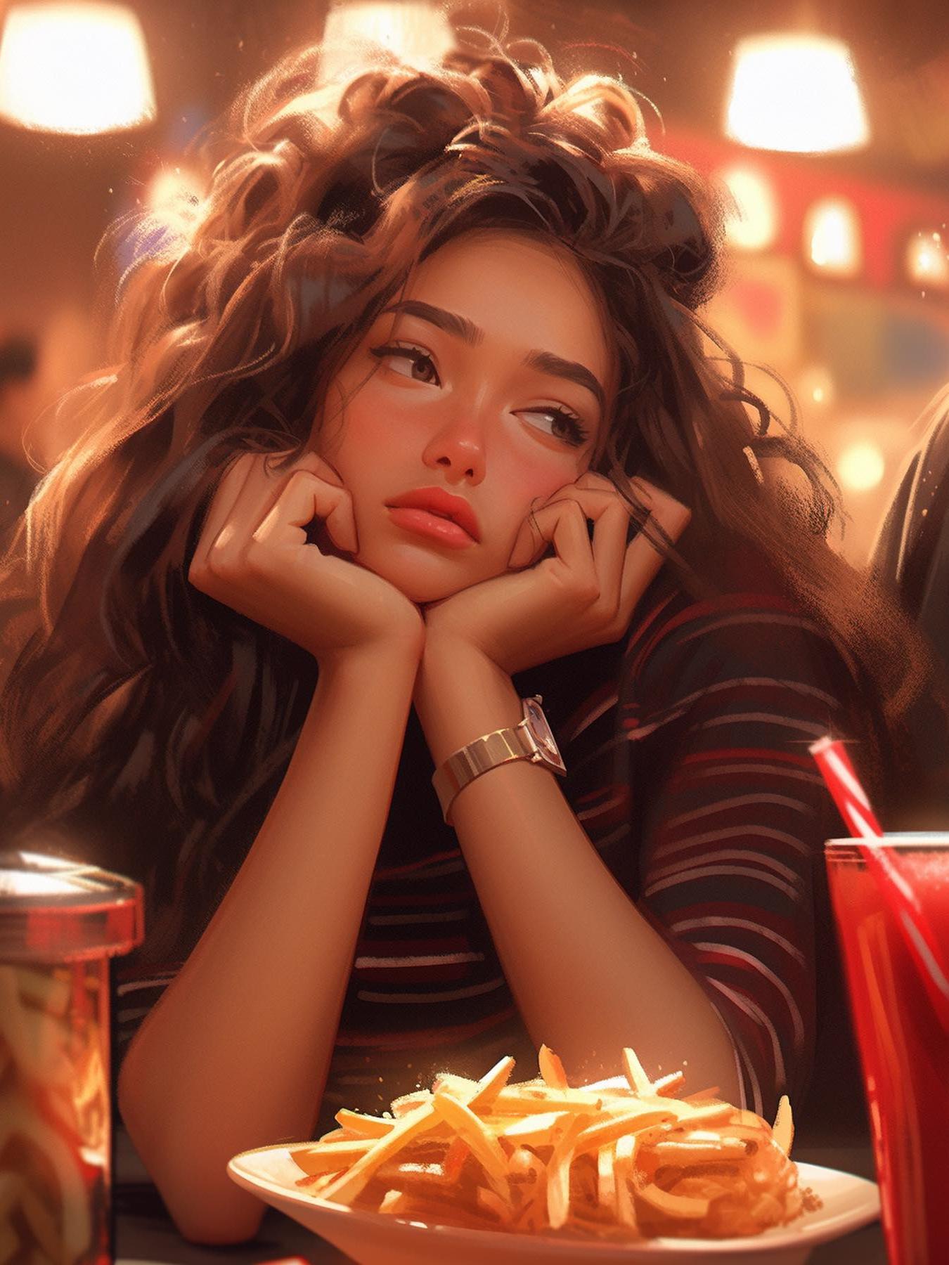 Beautiful Girl | Diamond Painting