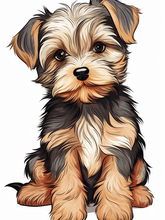 Dog Yorkie | Diamond Painting