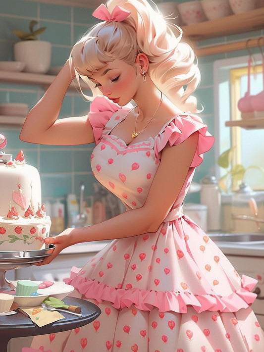 Beautiful Girl | Diamond Painting