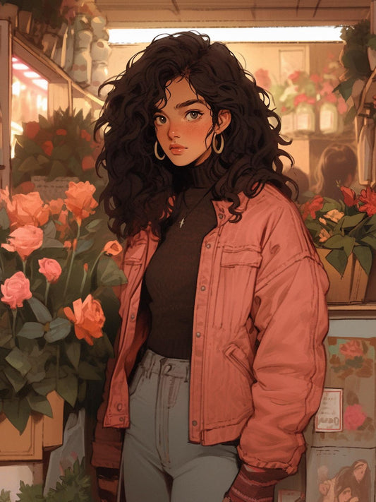 Beautiful Girl | Diamond Painting