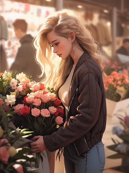 Beautiful Girl | Diamond Painting