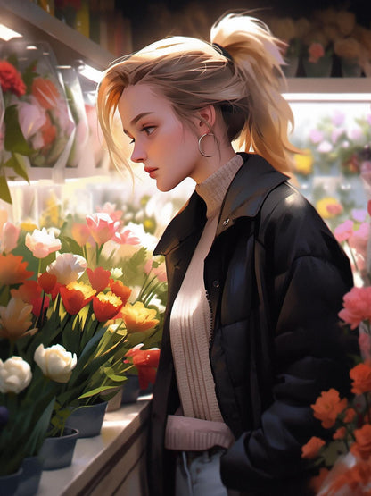 Beautiful Girl | Diamond Painting