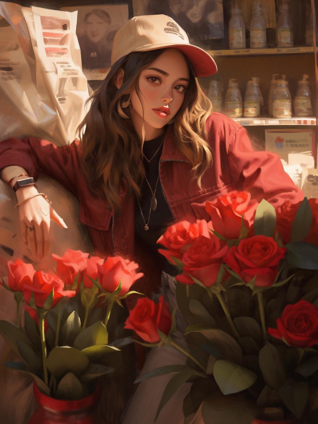Beautiful Girl | Diamond Painting