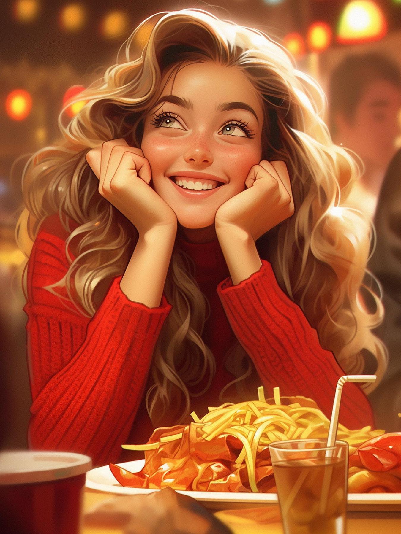 Beautiful Girl | Diamond Painting