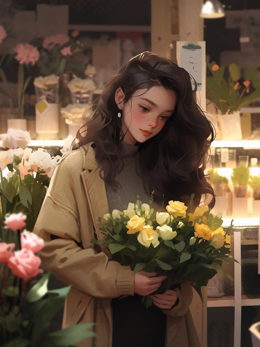 Beautiful Girl | Diamond Painting