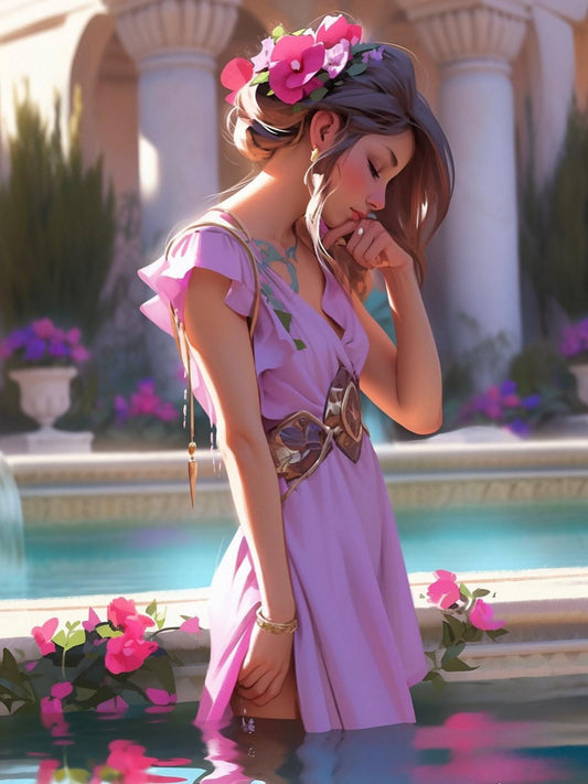 Beautiful Girl | Diamond Painting
