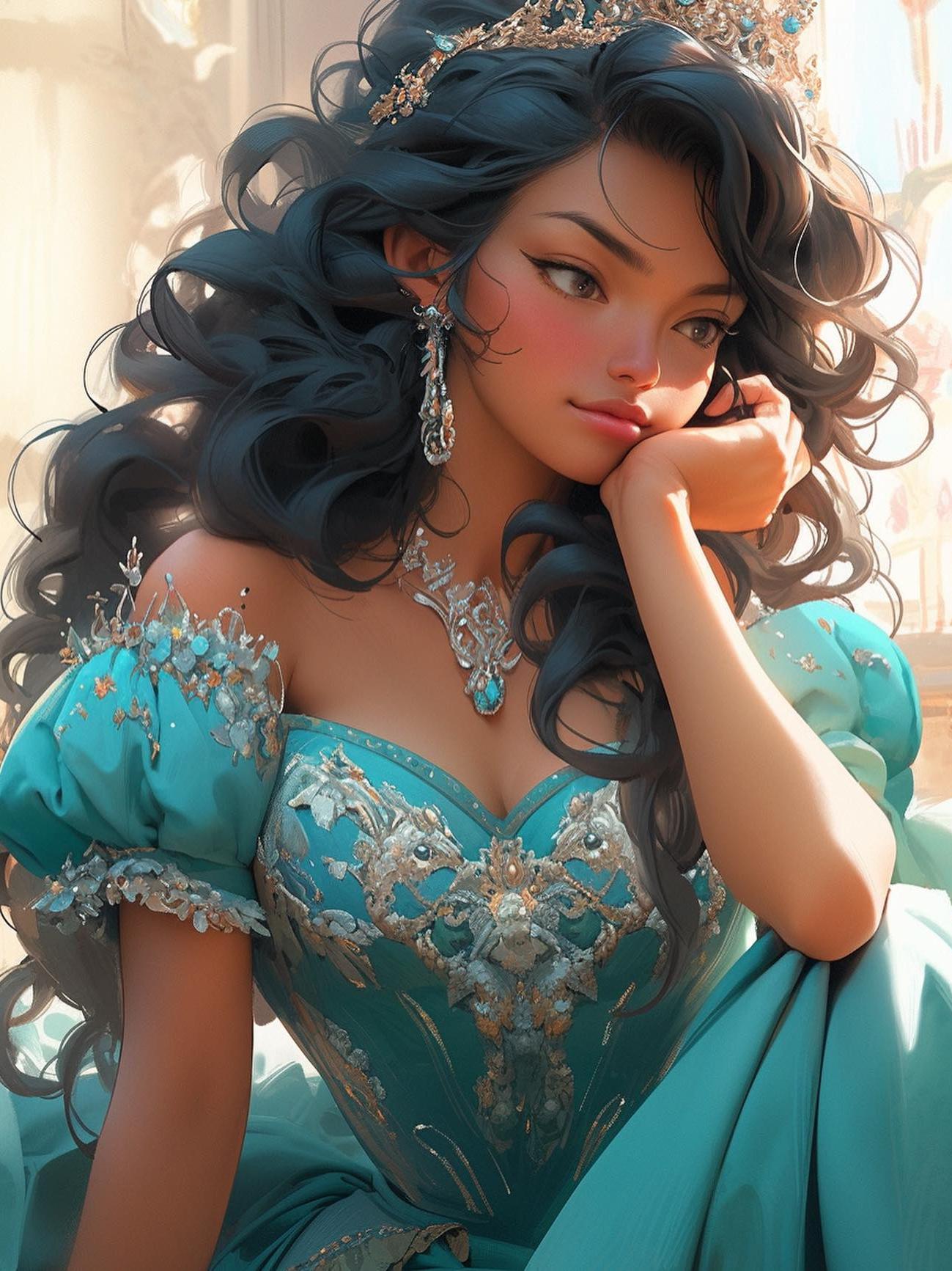 Beautiful Girl | Diamond Painting