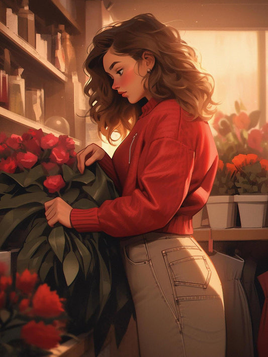 Beautiful Girl | Diamond Painting
