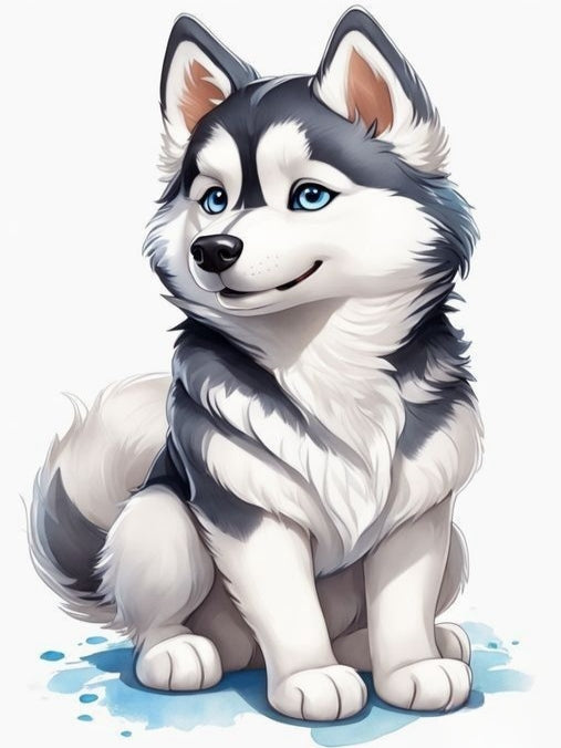 Husky Dog | Diamond Painting