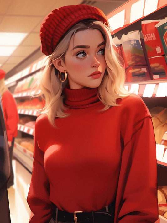 Beautiful Girl | Diamond Painting