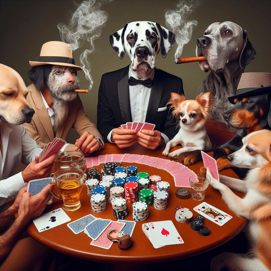 Playing Poker Dog | Diamond Painting