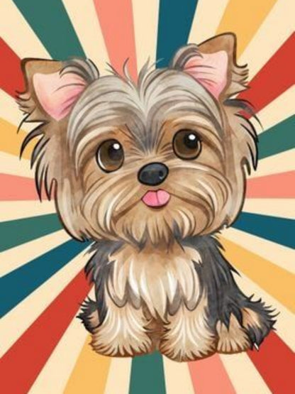 Dog Yorkie | Diamond Painting