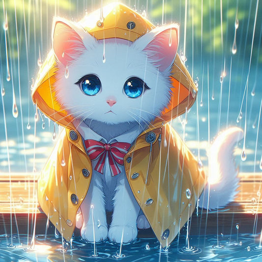 Raining Cat and Dog | Diamond Painting