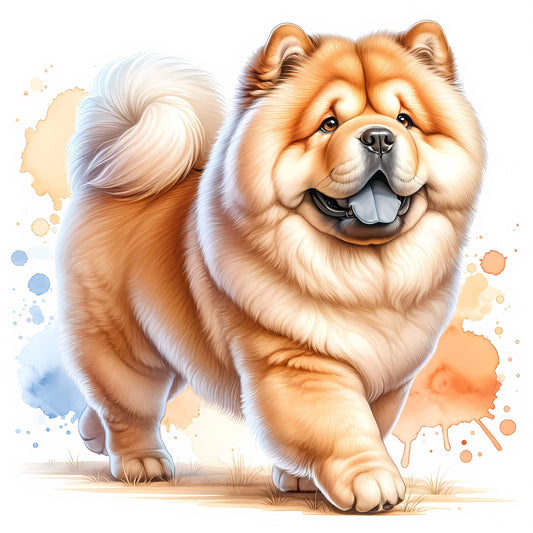 Dog Chow Chow | Diamond Painting
