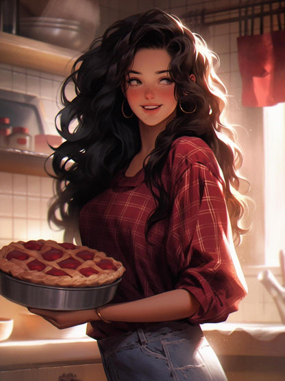 Beautiful Girl | Diamond Painting