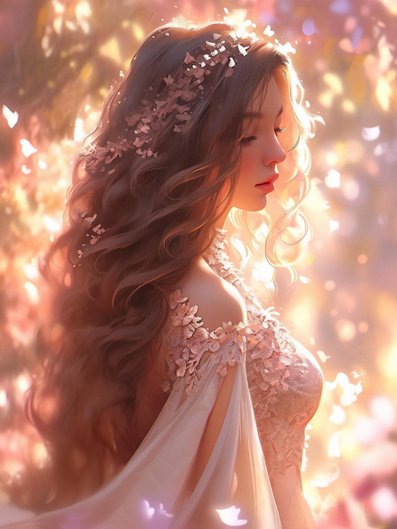 Beautiful Girl | Diamond Painting