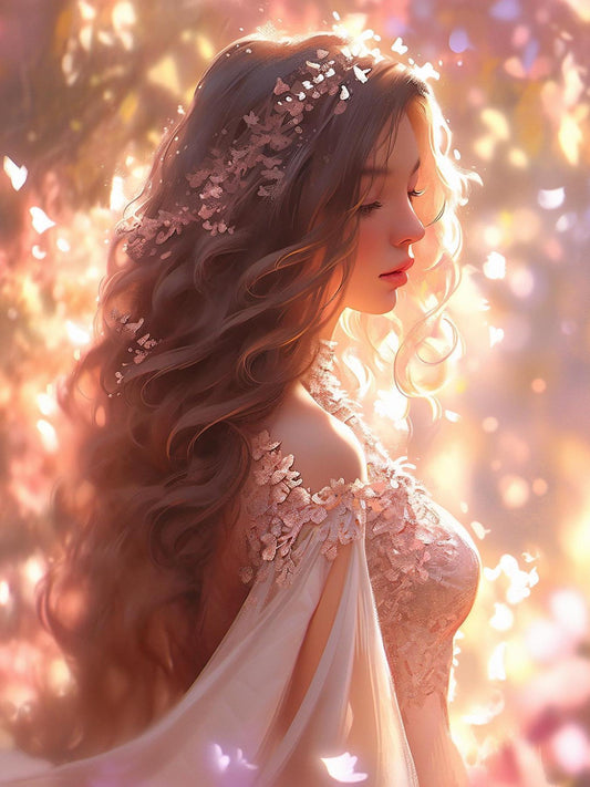 Beautiful Girl | Diamond Painting