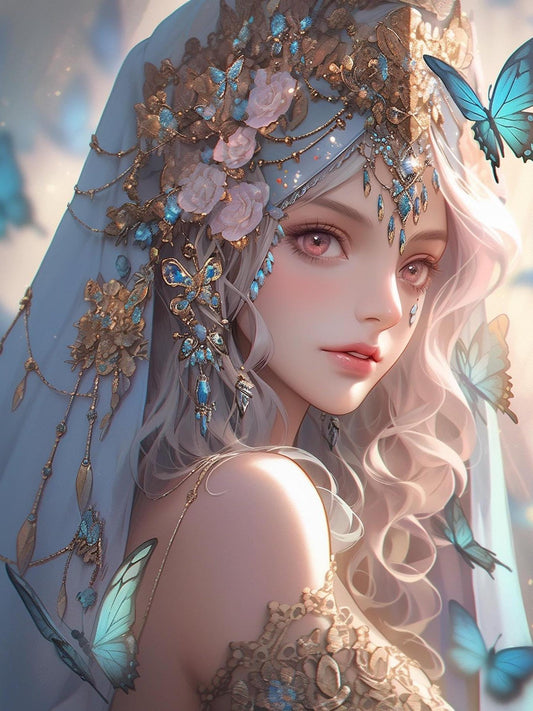 Beautiful Girl | Diamond Painting