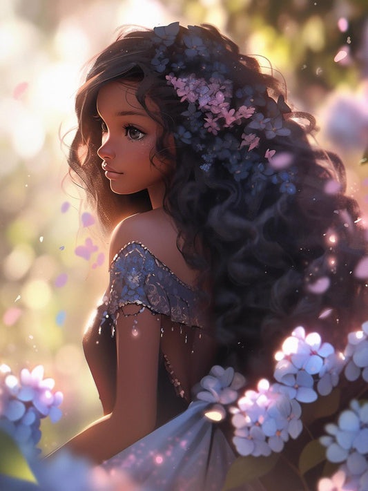 Beautiful Girl | Diamond Painting
