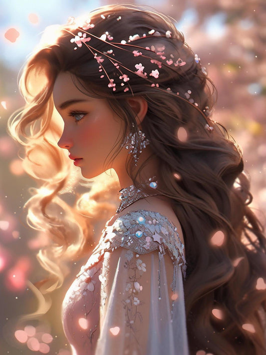 Beautiful Girl | Diamond Painting