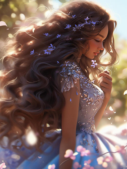 Beautiful Girl | Diamond Painting