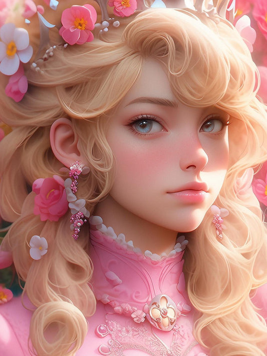Beautiful Girl | Diamond Painting