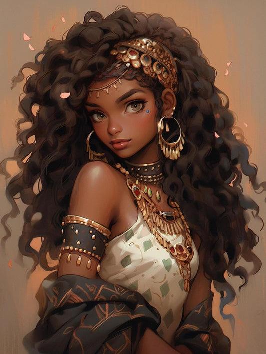 Beautiful Girl | Diamond Painting