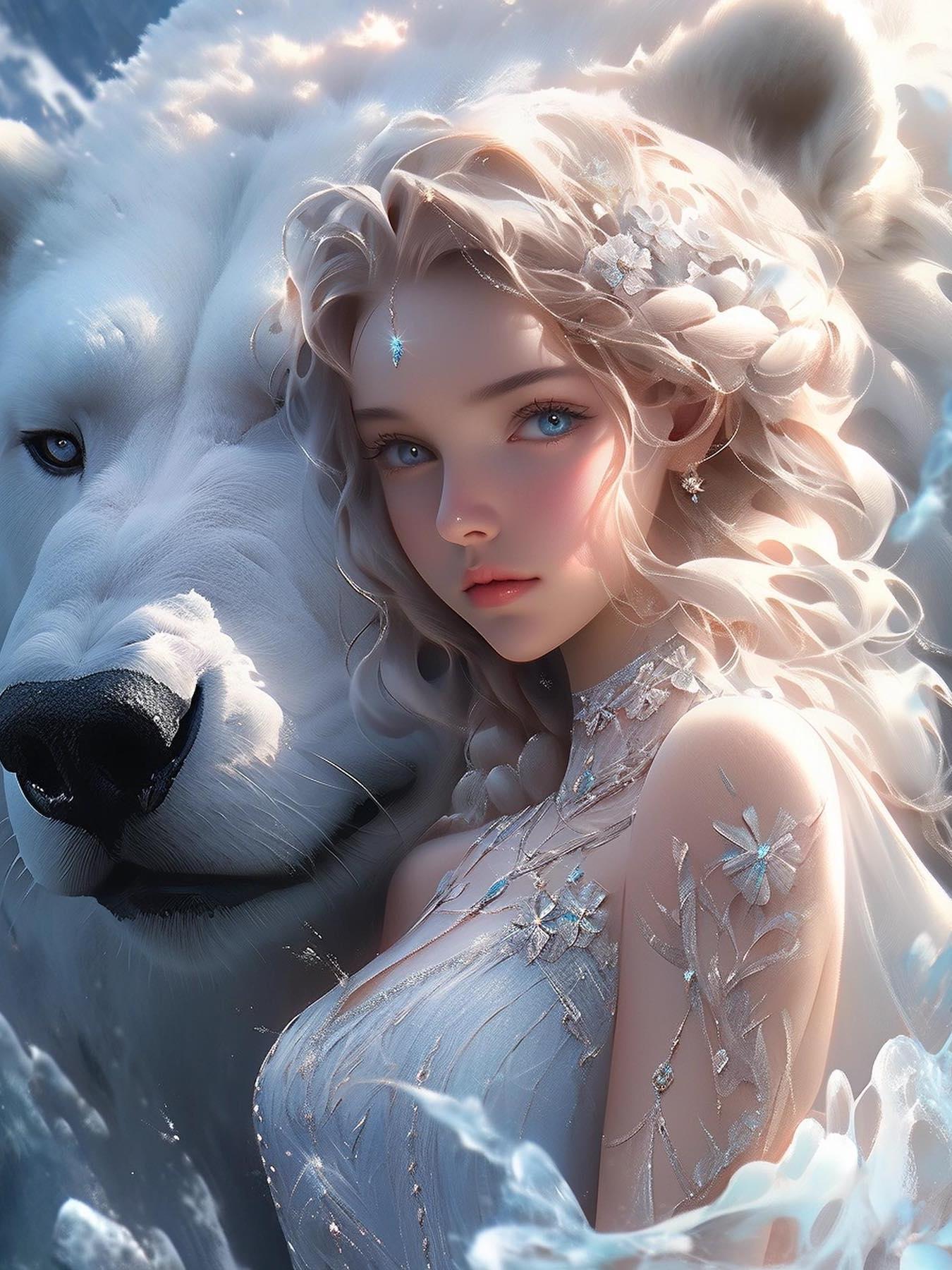 Beautiful Girl | Diamond Painting