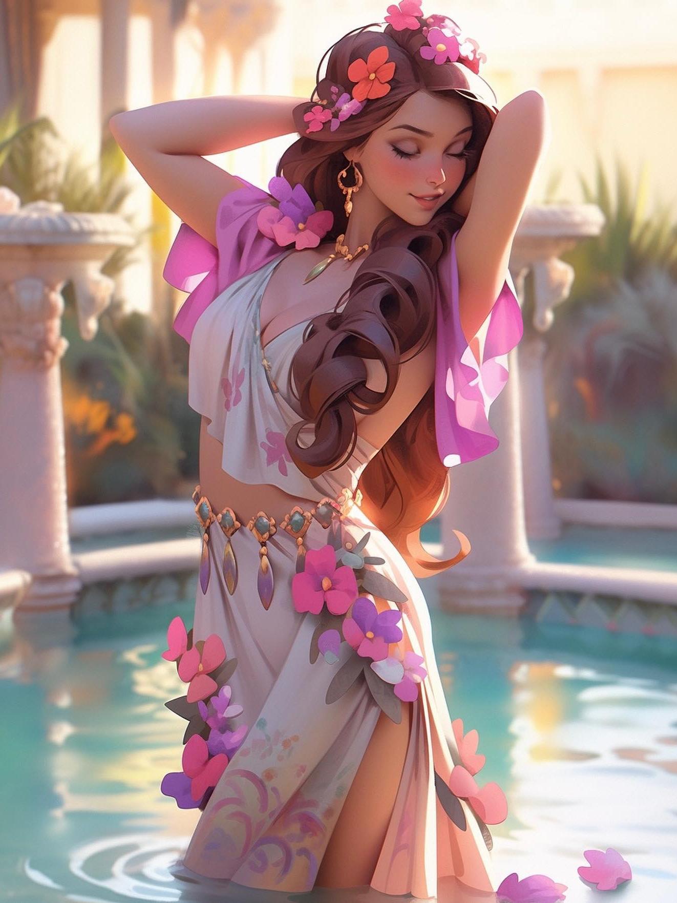 Beautiful Girl | Diamond Painting
