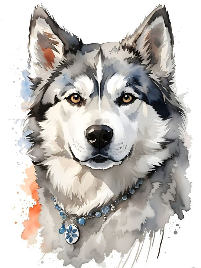 Husky Dog | Diamond Painting