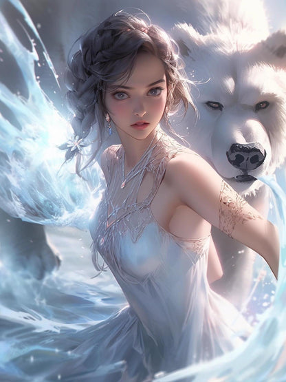Beautiful Girl | Diamond Painting