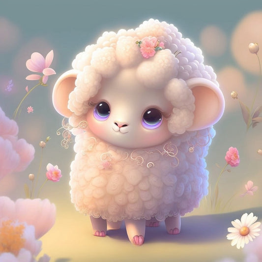 Sheep Goat Alpaca | Diamond Painting